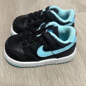 Kids Black and Blue Sneakers
